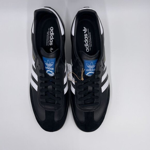 adidas Samba ADV Black / White Men's Shoes - Picture 5 of 8